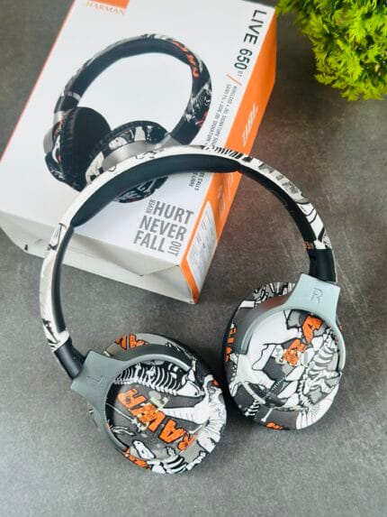 Print Headphone Live 650 With Long Lasting Battery