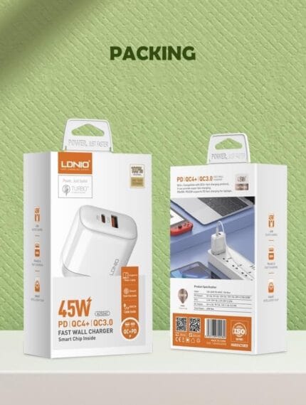 LDNIO CHARGER C TO C A2526C 45w